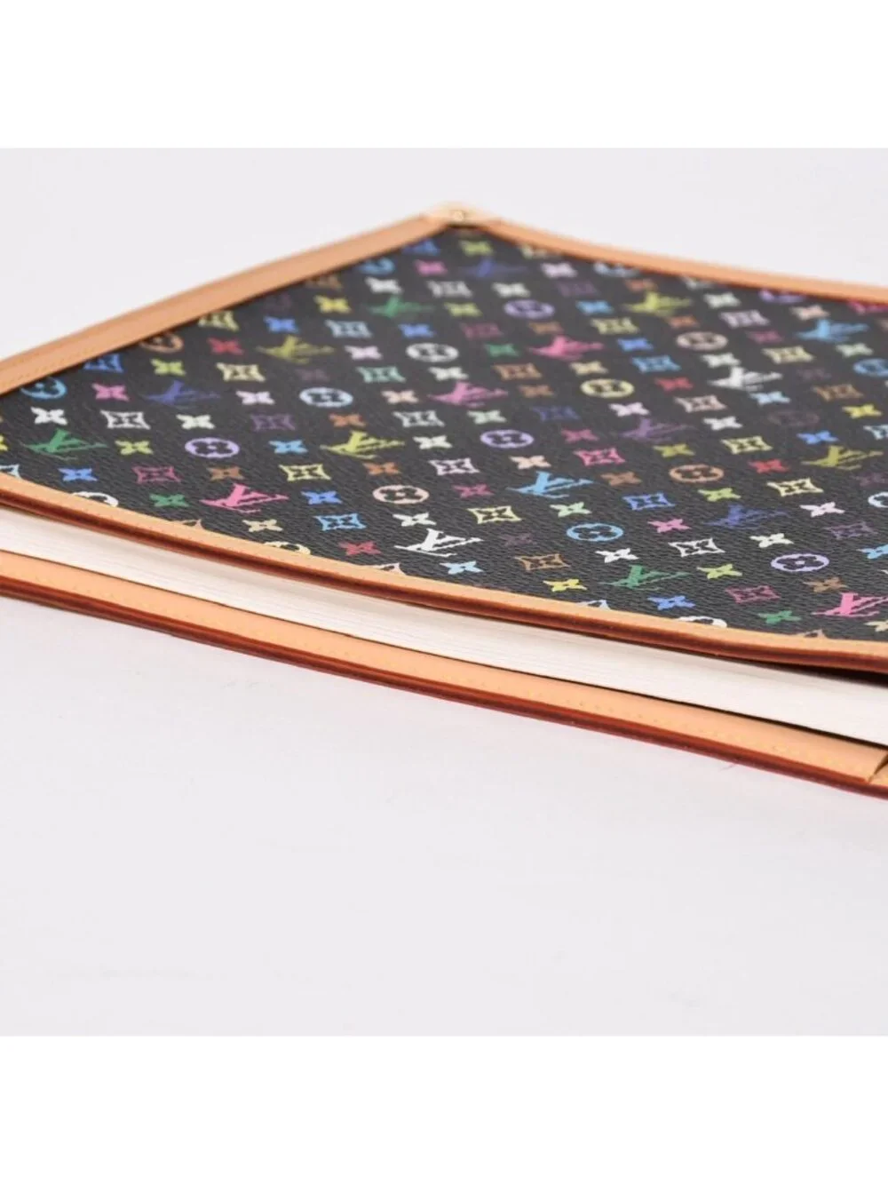 Louis Vuitton Vandredi Notebook Takashi Murakami Monogram Multicolor Noir Gold